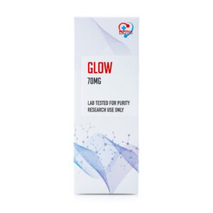 Glow 70mg peptide complex UK research compound lab tested in vitro use