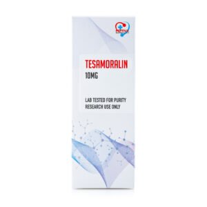 Tesamorelin 10mg research peptide UK lab tested high purity in vitro use