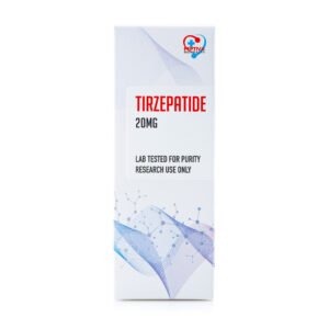Tirzepatide 20mg research peptide UK lab tested in vitro use naukalabs